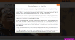 Desktop Screenshot of dignityfoundation.com