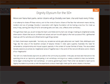 Tablet Screenshot of dignityfoundation.com